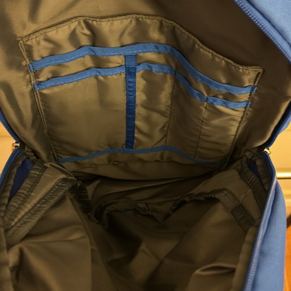 Trans by Jansport, blue/orange/gray, large backpack with a lot of storage space! - Picture 5 of 13